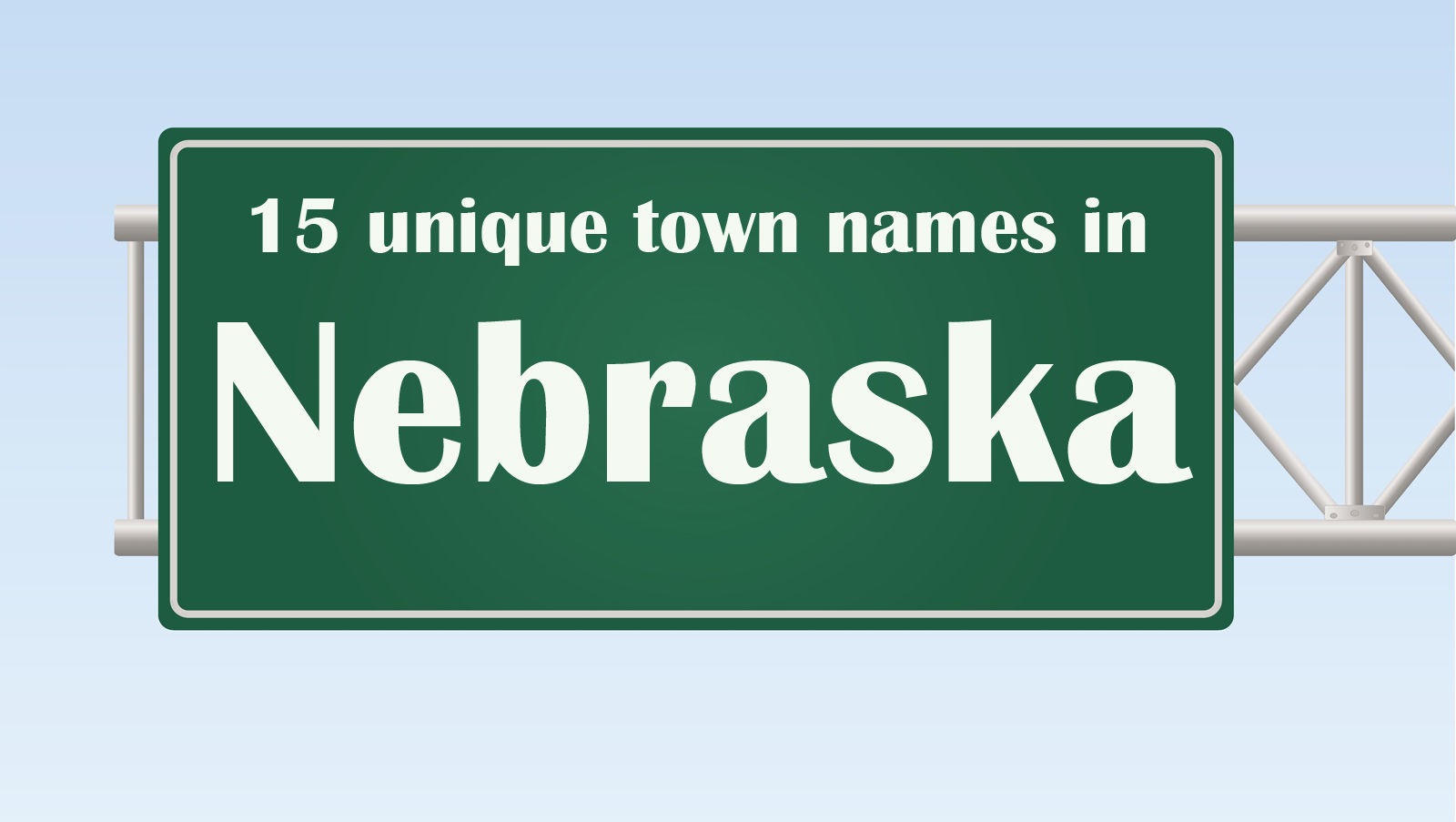 Unique town names in Nebraska
